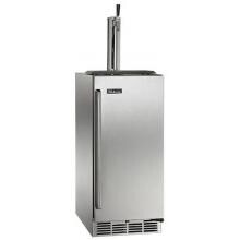 Perlick Signature Series 15-Inch 2.8 Cu. Ft. Right Hinge Outdoor Rated Beer Dispenser / Kegerator - HP15TO-3-1R image