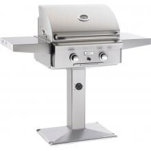 American Outdoor Grill 24 Inch Natural Gas Grill On Pedestal