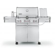 Weber Summit S-470 Propane Gas Grill On Cart With Rotisserie, Sear Burner & Side Burner