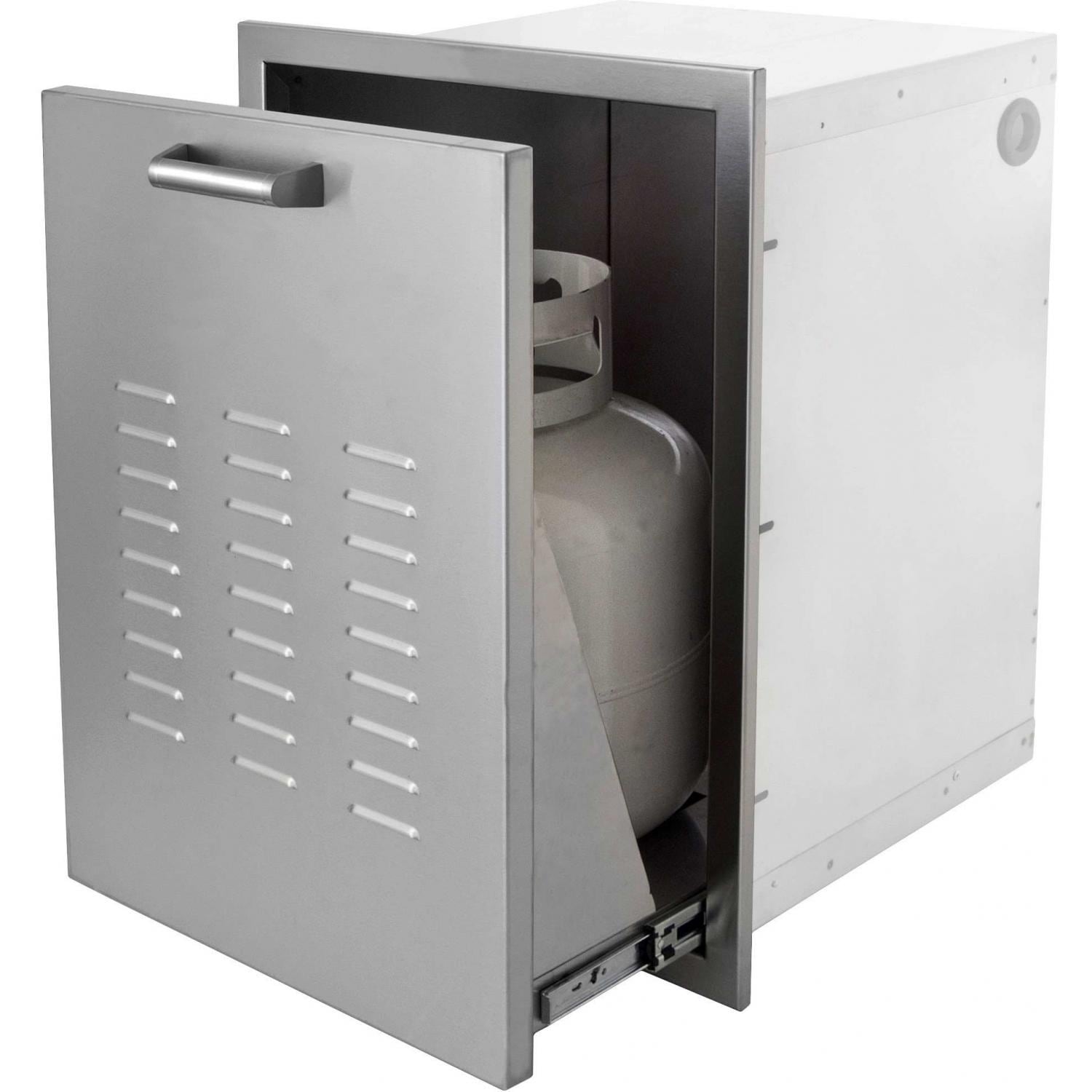 Sonoma Raised Series RollOut Stainless Steel Propane Tank