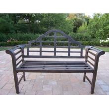 Oakland Living King Louis Cast Aluminum Patio Bench - Antique Bronze
