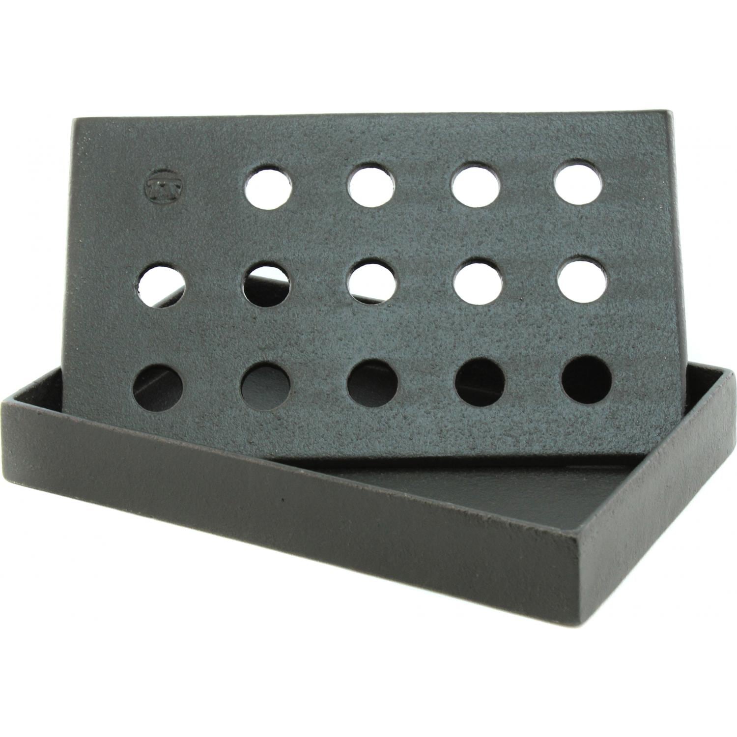 Outset Cast Iron Wood Chip Smoking Box Charcoal Grill Depot