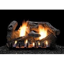 Empire 18 Inch Super Sassafras Gas Log Set With Vent Free Natural Gas Slope Glaze Burner - Basic On/Off Remote Ready