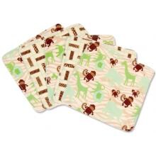 Trend Lab 5-Piece Wash Cloth Set - Jungle Jam