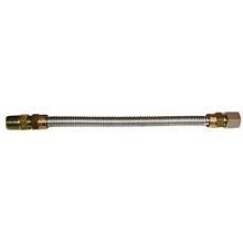 Firegear Tranquiline 12-Inch Whistle-Free Gas Log Connector With 1/2 MIP X 3/8 FIP Fittings
