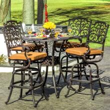 Lakeview Outdoor Designs Evangeline Aluminum 4 Person Bar Set