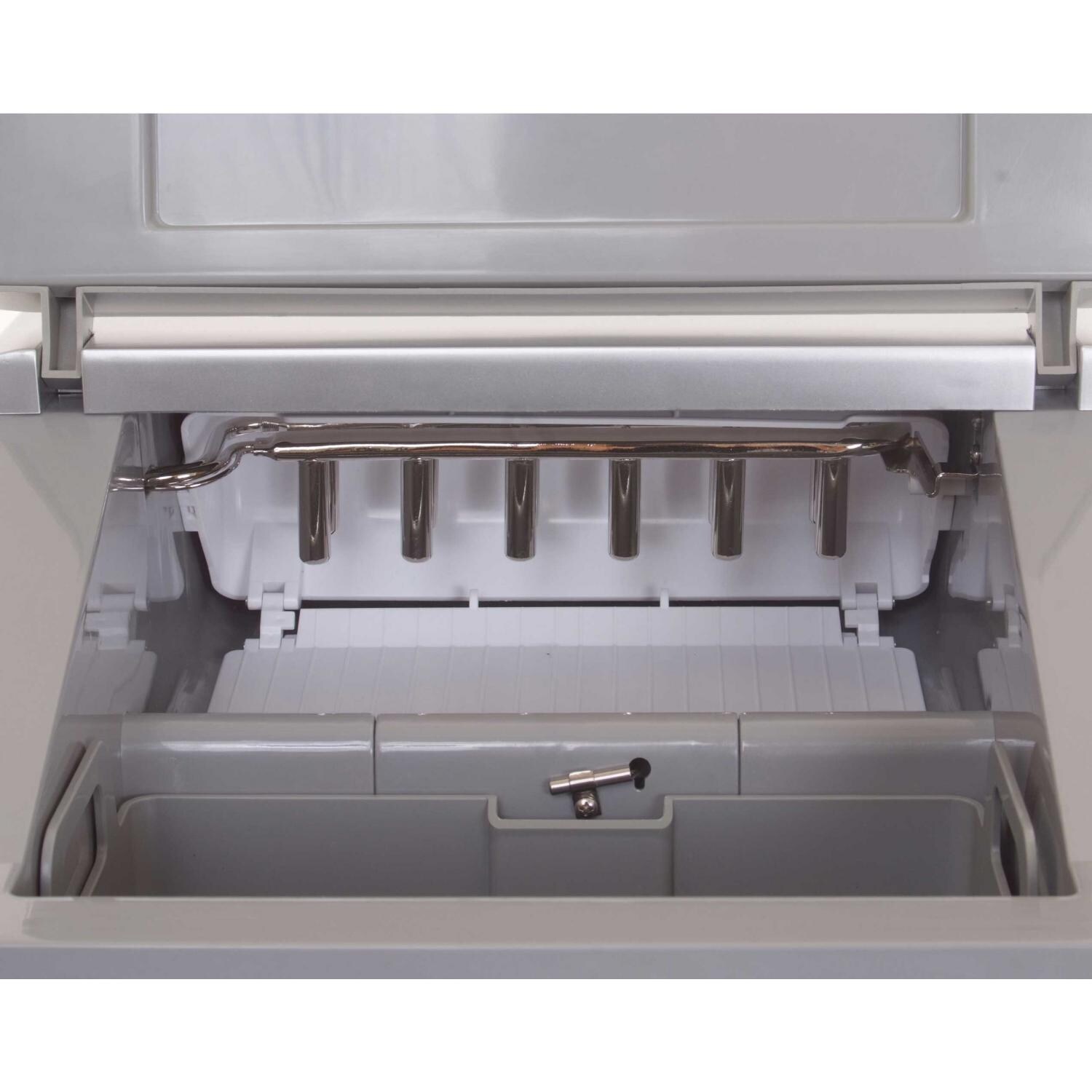 ... Capacity Portable Electric Countertop Ice Maker - Stainless Steel Rods