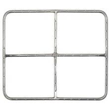 24 X 21 Inch Stainless Rectangular Single Natural Gas Fire Pit Ring