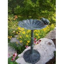 Oakland Living Oakland Living Frog Bird Bath - Verdi Grey