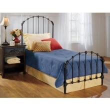 Hillsdale Bonita Copper Mist Metal Bed Set With Frame - Twin - 346BTWR image