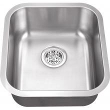 Platinum Sinks 16 X 18 18-Gauge Stainless Steel Undermount Bar Sink image
