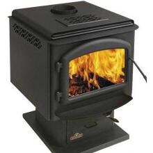 Napoleon 1100P Deluxe Small Wood Burning Stove - Black / Black Louvers Napoleon 1100P Deluxe Small Wood Burning Stove - Black / Black Louvers