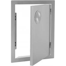 BBQ Guys Portofino Series 17 Inch Right-Hinged Single Access Door - Open View 