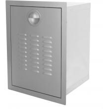 BBQ Guys Portofino Series Roll Out Propane Tank Storage Bin Side View