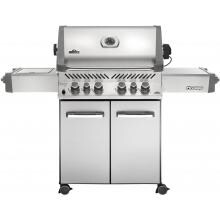 Napoleon Prestige 500 Freestanding Natural Gas Grill With Infrared Rear Burner & Infrared Side Burner - Stainless Steel image