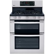 LG LDG3036ST 30-Inch Double Oven Gas Range - Stainless Steel