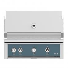 Hestan 36-Inch Built-In Propane Gas Grill W/ Rotisserie - Pacific Fog - GABR36-LP-GG image