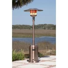 Fire Sense 46000 BTU Commercial Propane Patio Heater With Pilotless Electronic Ignition - Copper