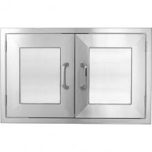 BBQGuys.com Kingston Panel Series 42-Inch Stainless Steel Double Access Door image