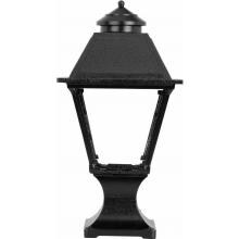 American Gas Lamp Works GL300 Cast Aluminum Manual Ignition Natural Gas Light With Dual Mantle Burner And Pedestal Mount image