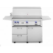Lynx 42-Inch Natural Gas Grill On Cart With Pro Sear Burner And Rotisserie L42PSFR-NG
