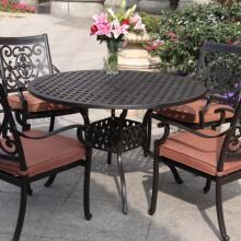 Darlee St. Cruz Aluminum 4 Person Dining Set