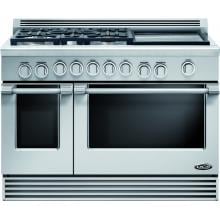 DCS Professional 48-Inch 5-Burner Natural Gas Range With Griddle By Fisher Paykel - RGV-485GD-N