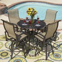 Lakeview Outdoor Designs Acadia Sling 4 Person Bar Set