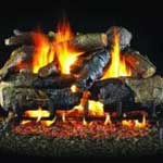 Charred American Oak Gas Logs