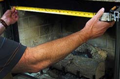 How to measure your fireplace