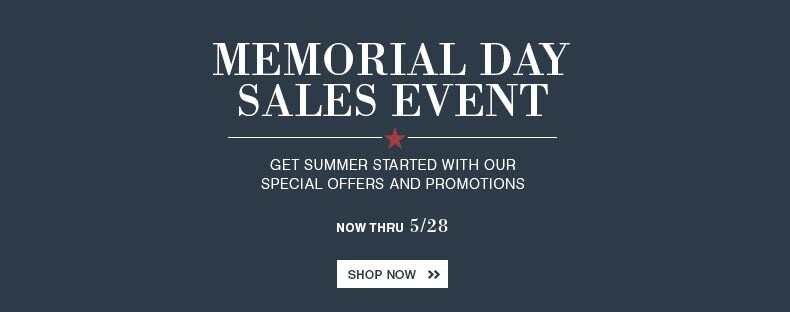 Memorial Day Sales Event