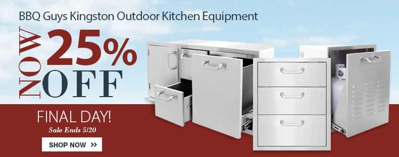 25% Off BBQ Guys Kingston Outdoor Kitchen Storage and Accessories