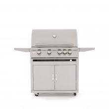 Blaze 32-Inch 4-Burner Propane Gas Grill With Rear Infrared Burner - BLZ-4-LP