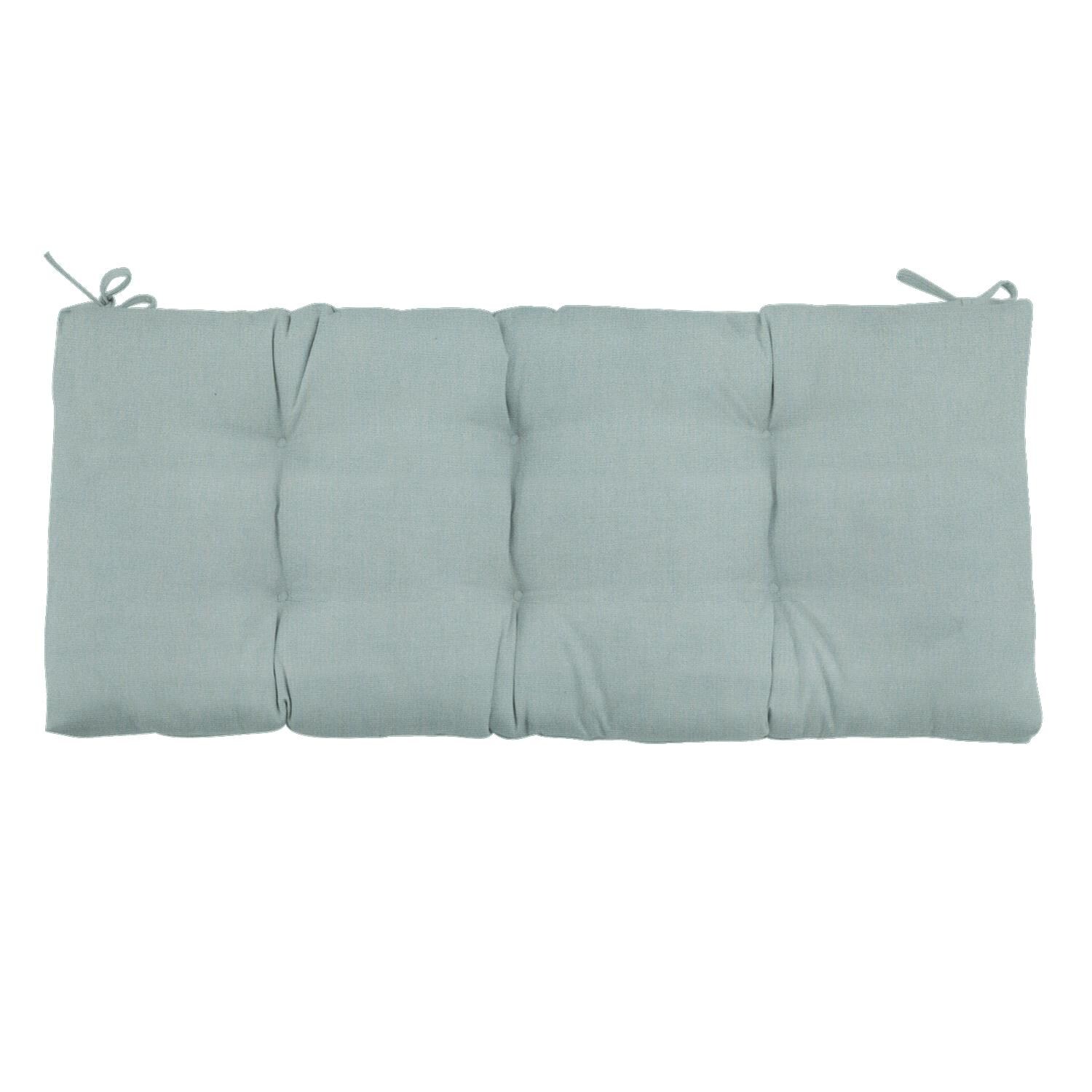 Sunbrella Canvas Spa Large Outdoor Replacement Bench Cushion By UltimatePatio.com - Top View thumbnail