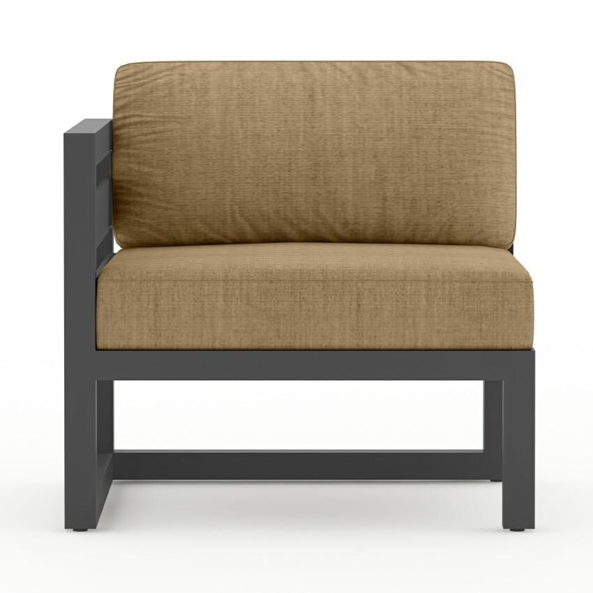 Misty Cove 4 Piece Sectional Set in Slate w/Heather Beige Cushions by Lakeview - Left Section - White Background thumbnail