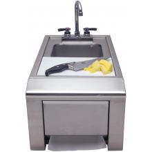 Alfresco 14-Inch Outdoor Rated Prep And Wash Sink With Towel Dispenser - ASK-T image