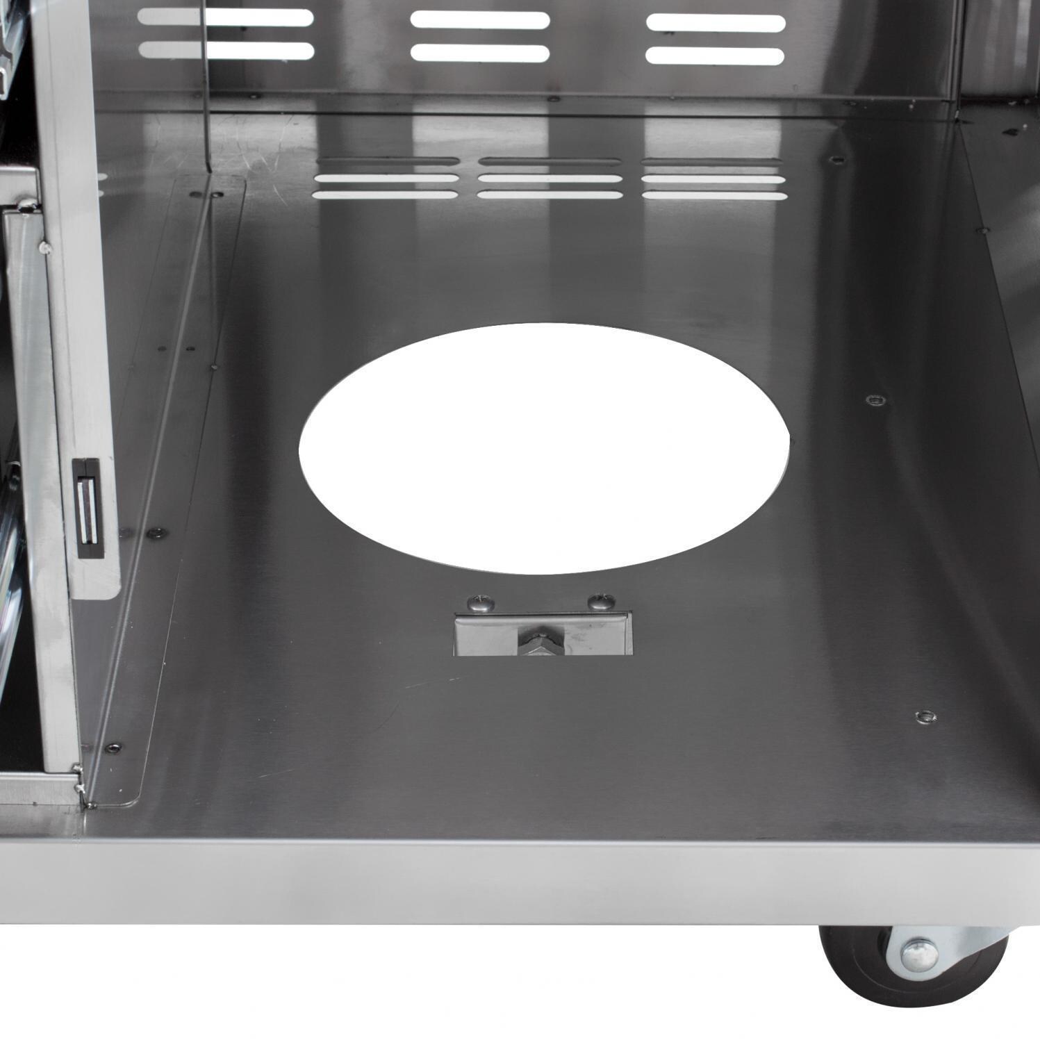 Blaze LTE 30-Inch Natural Gas Griddle On Deluxe Cart - Propane Tank Storage thumbnail