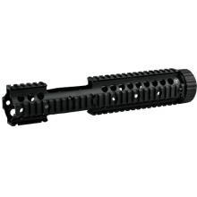 Firefield 12.25 In Free Floating Quad Rail With Front Sight Cutout - Black - FF34006 image