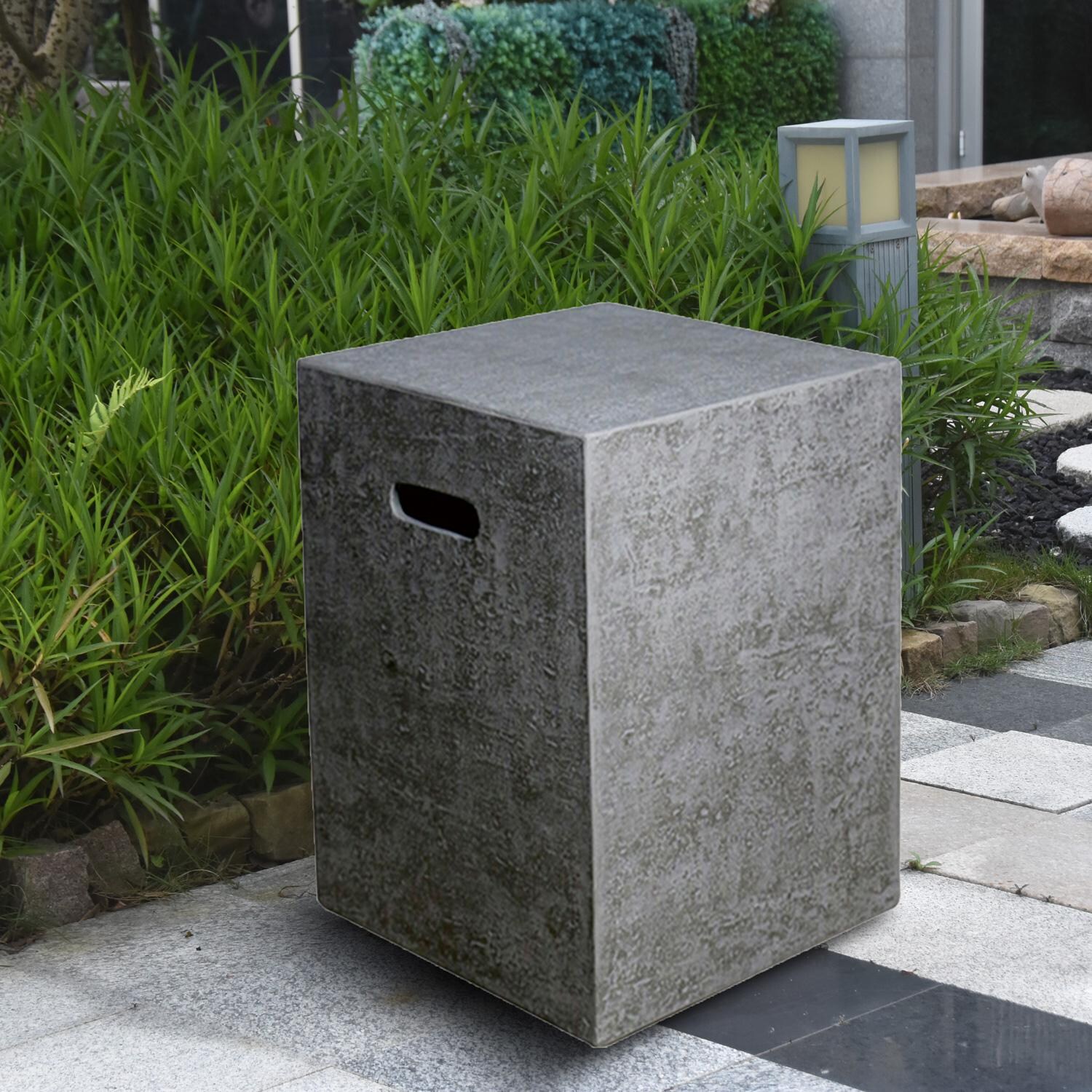 Elementi Square Tank Cover - Light Gray - ONB016LG