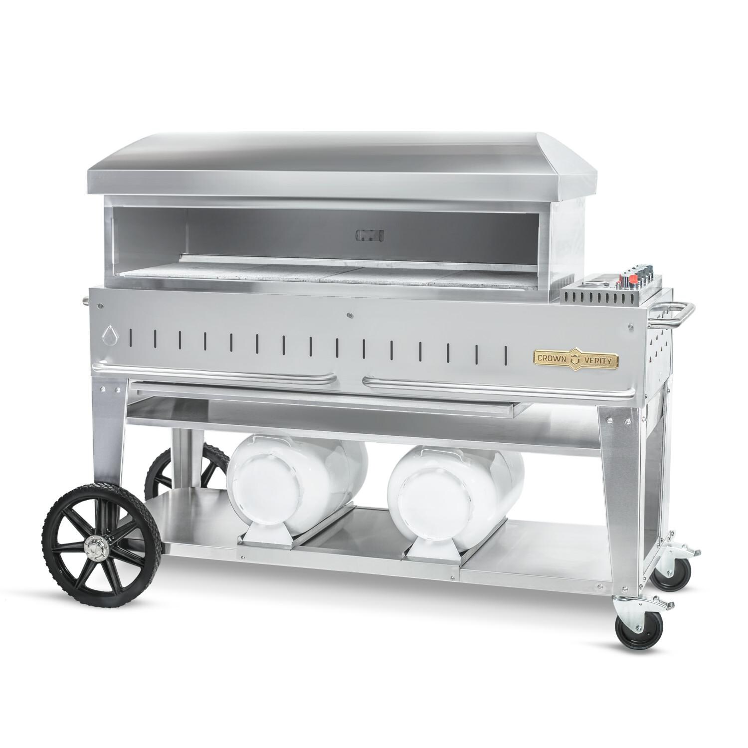 Crown Verity Club Series 48-Inch Propane Pizza Oven - CV-PZ48-CB