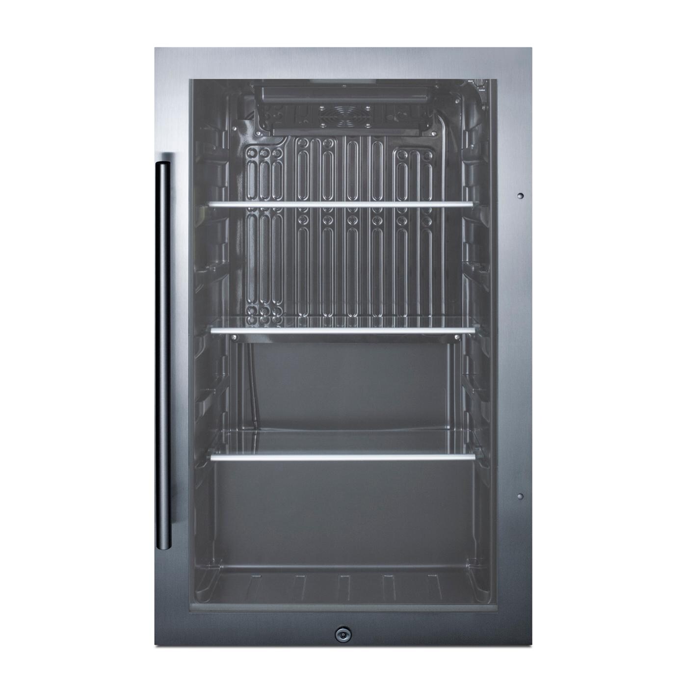 Summit 19-Inch 3.1 Cu. Ft. ADA Compliant Shallow Depth Outdoor Compact Beverage Cooler - SCR1932BADA