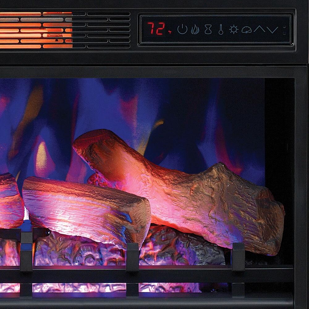 Classic Flame 26II042FGL Spectrafire 26-Inch 3D Infrared Quartz Electric Fireplace Insert - Angle Red thumbnail