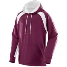 Augusta Fanatic Hooded Sweatshirt Small - Maroon/White image