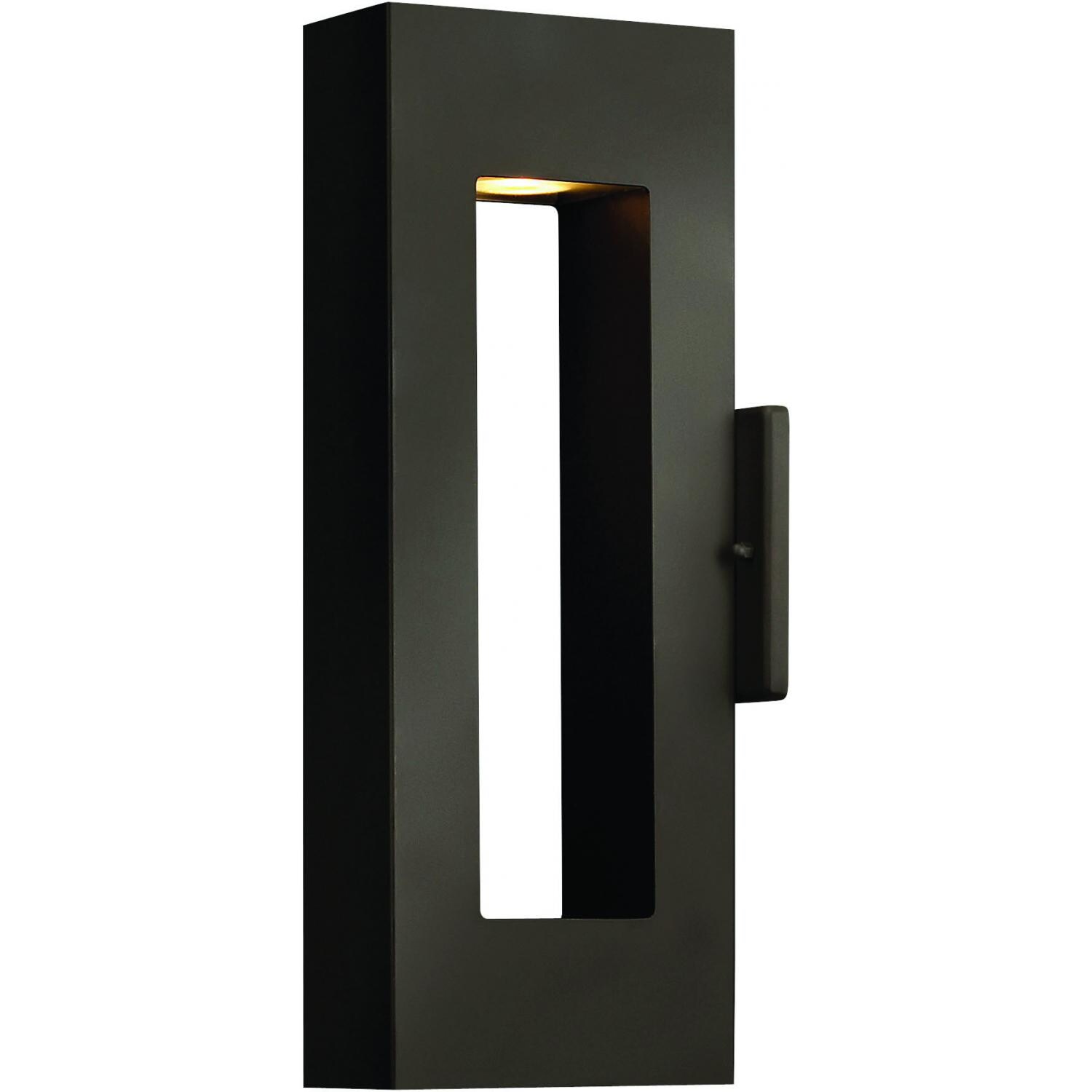 Hinkley Lighting Atlantis Two Light 16-Inch Dark Sky Outdoor Wall Light - Bronze - 1640BZ image