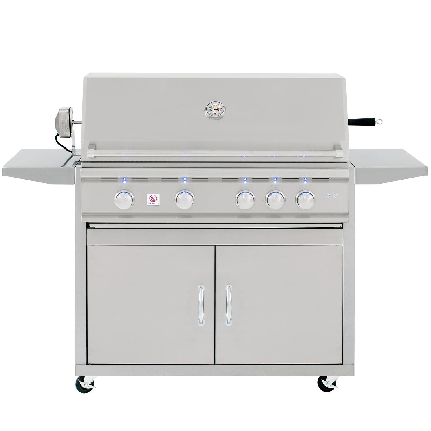 Summerset TRL 38-Inch 4-Burner Natural Gas Grill With Rotisserie - TRL38-NG