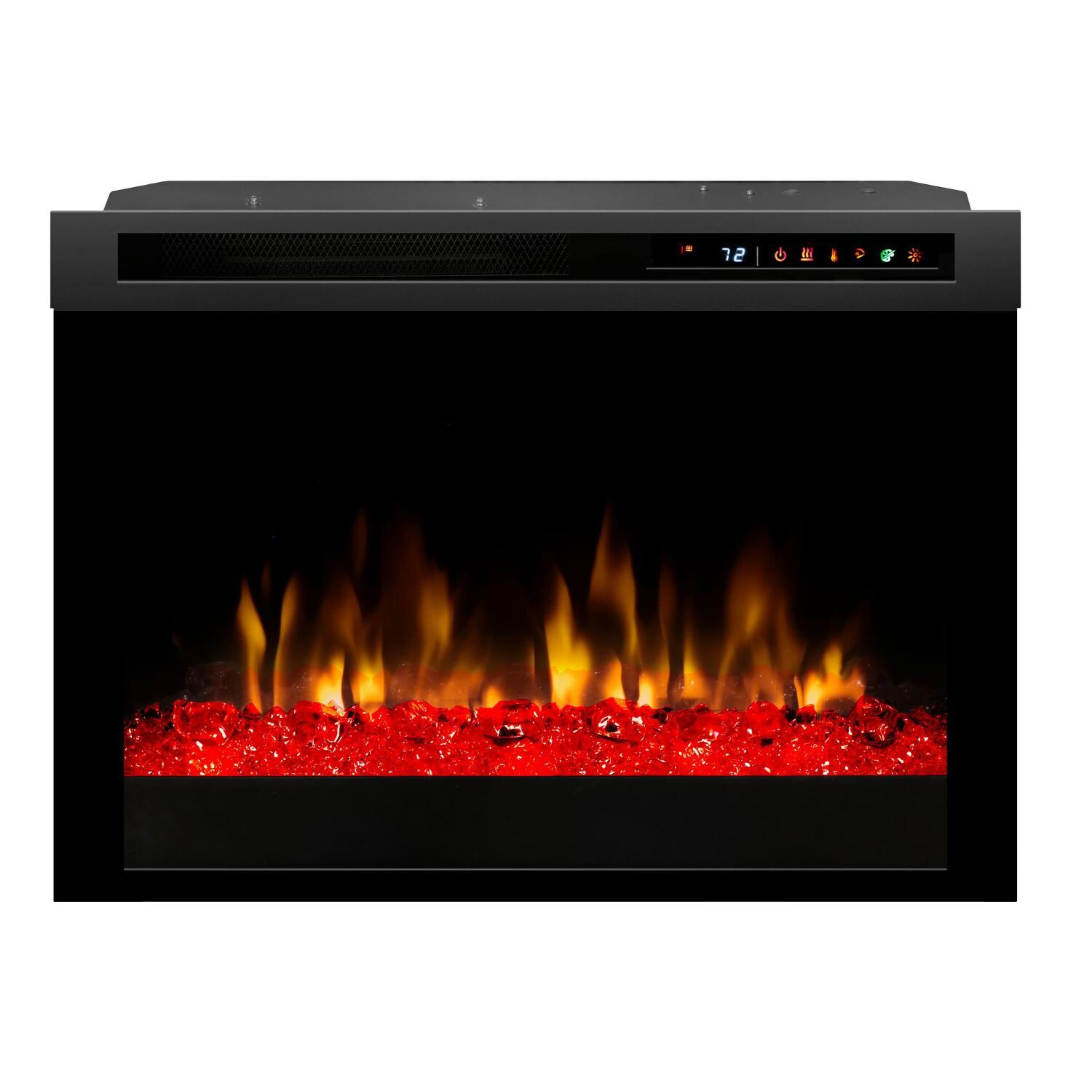 XHD26G - 26-Inch Multi-Fire XHD Electric Firebox - Acrylic Ice Embers - Red thumbnail