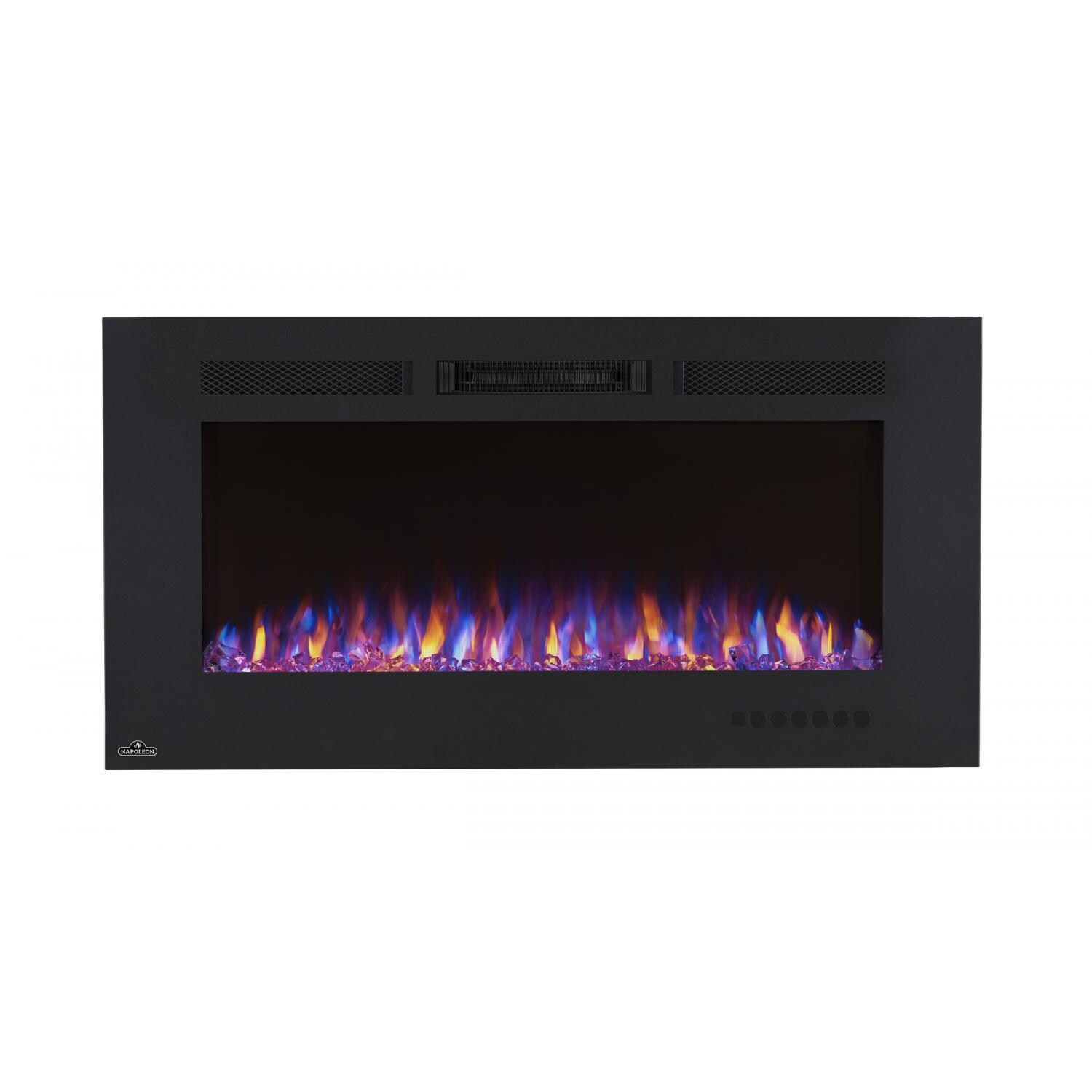 Napoleon NEFL42FH-MT 42-Inch Allure Phantom Linear Wall Mount Electric Fireplace - Multi-Colored Flames thumbnail