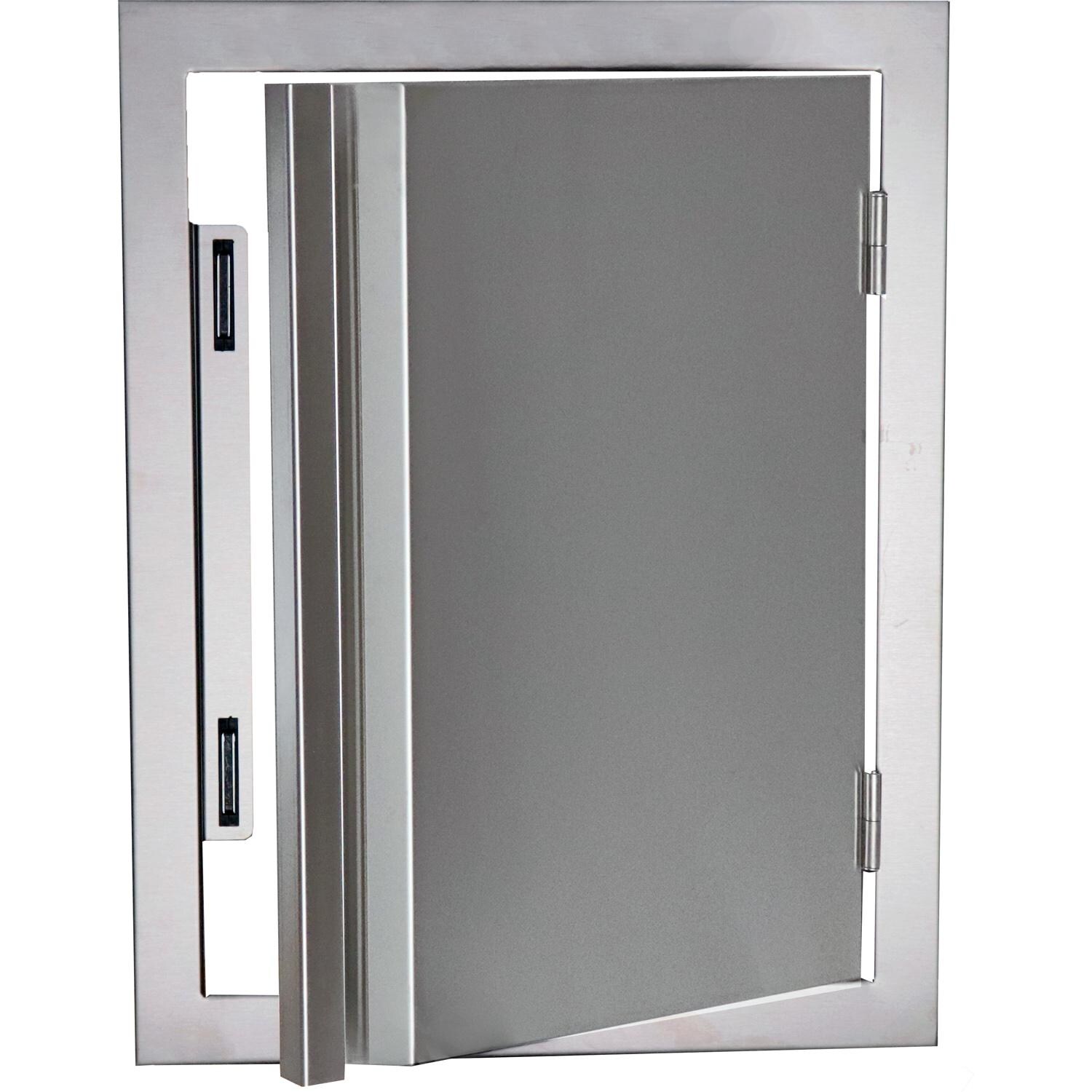 RCS Valiant Series 20-Inch Stainless Steel Vertical Single Access Door - Open thumbnail