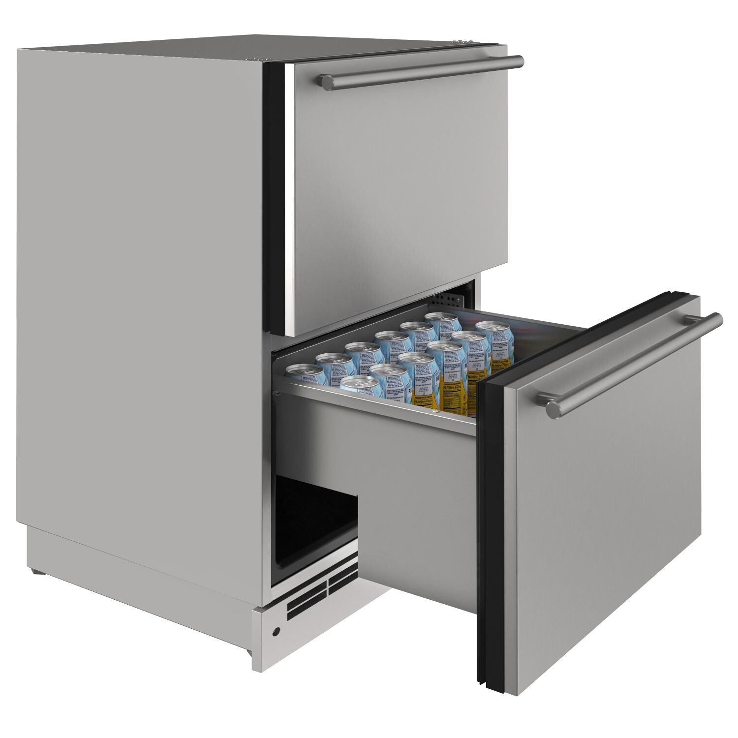 U-Line 24-Inch 5.4 Cu. Ft. Outdoor Rated Refrigerator Drawers - In-Use thumbnail