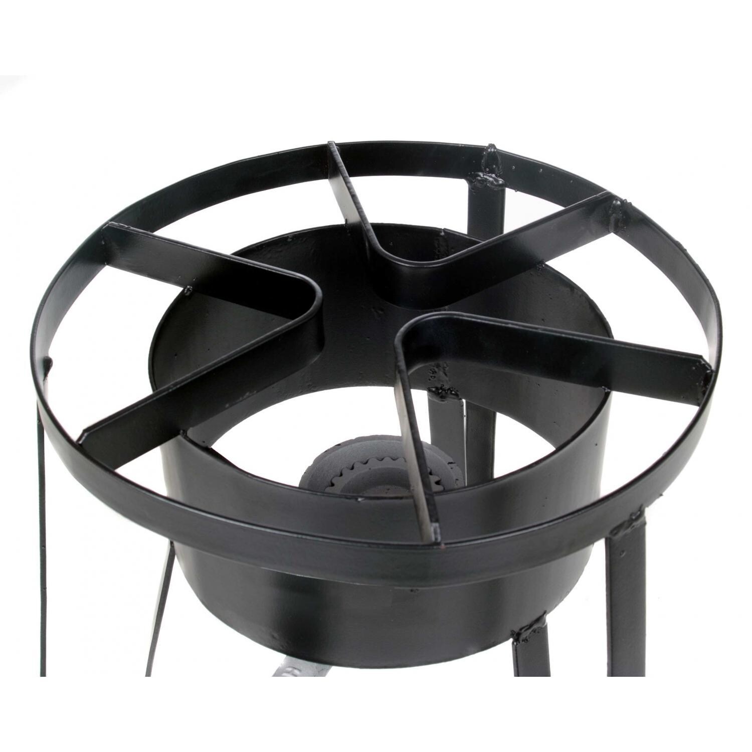 Cajun Cookware 1-Burner High Pressure Propane Gas Burner On Stand - Top View thumbnail